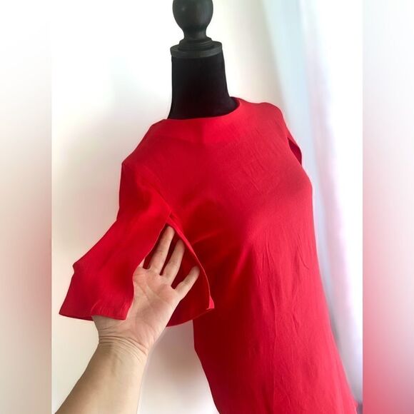 Red mini Swing Babydoll dress & OTHER STORIES size  4 - Picture 13 of 16